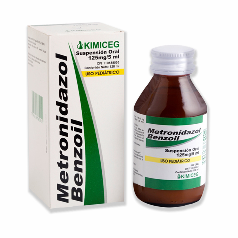 METRONIDAZOL 125MG SUSP 120ML (KIMICEG)